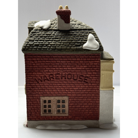 Vintage Dept 56 Dickens Village Series A Christmas Carol Fezziwig Warehouse Read - Picture 11 of 12